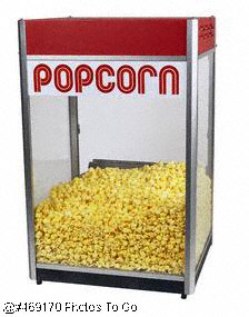 Movie theater popcorn popper